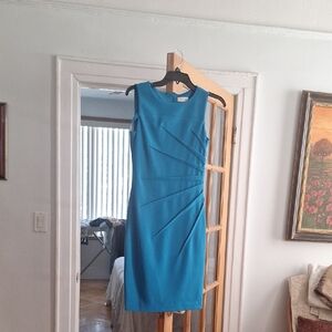 Calvin Klein Teal Midi Dress